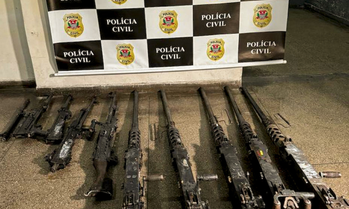 Metralhadoras roubadas Exército Rio