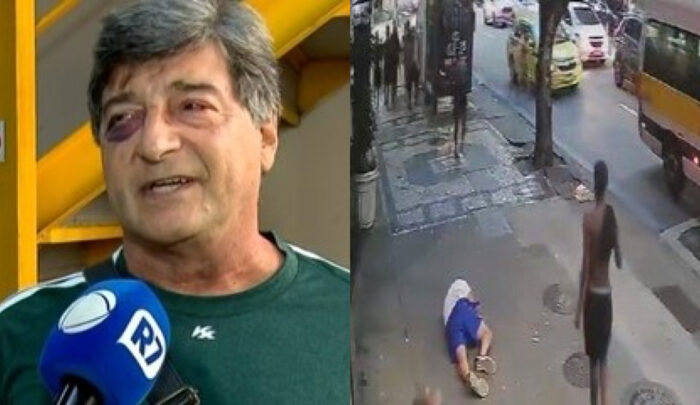 RJ Dois suspeitos agressão idoso Copacabana