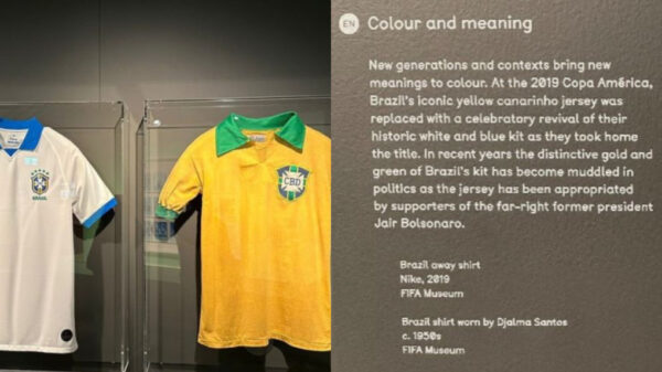 Extrema-direita Bolsonaro camisa Brasil FIFA