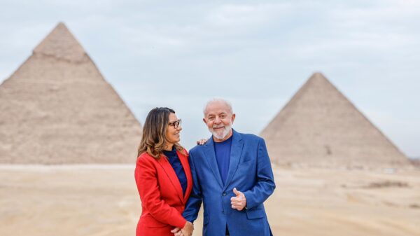 Lula pirâmides esfinge Egito