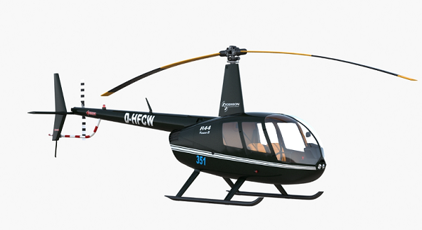 HDB, modelo Robinson 44 helicóptero