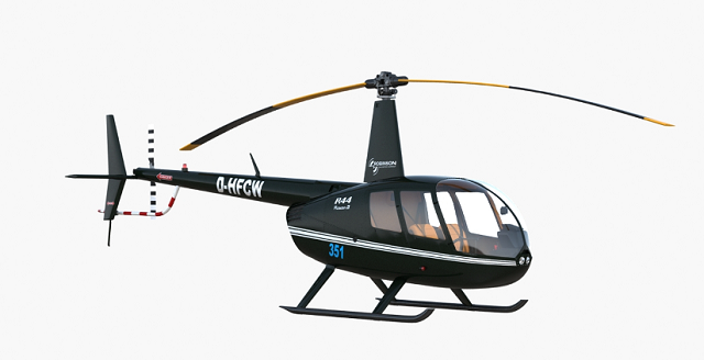 HDB, modelo Robinson 44 helicóptero