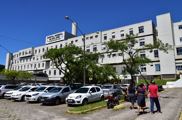 Hospital Regional de São José, na Grande Florianópolis,