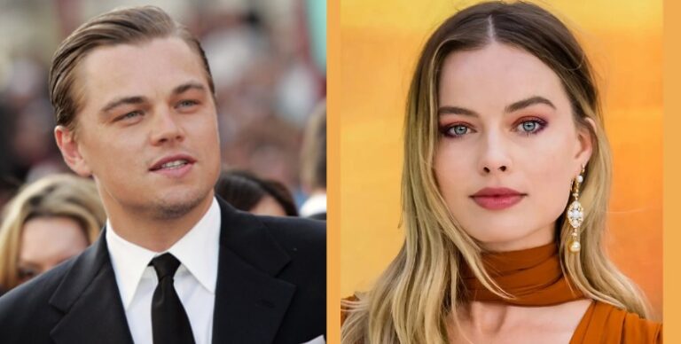 Margot Robbie e Leonardo DiCaprio