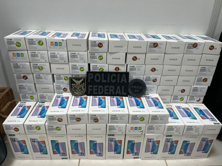 Polícia Federal celulares Macapá