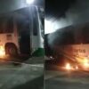 Ônibus incendiados criminosos Santos