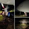RS: Avião da FAB sofre incidente e sai da pista na Base Aérea de Canoas