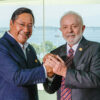 Lula e Luis Arce - Lula participa de reunião que formaliza entrada da Bolívia no Mercosul