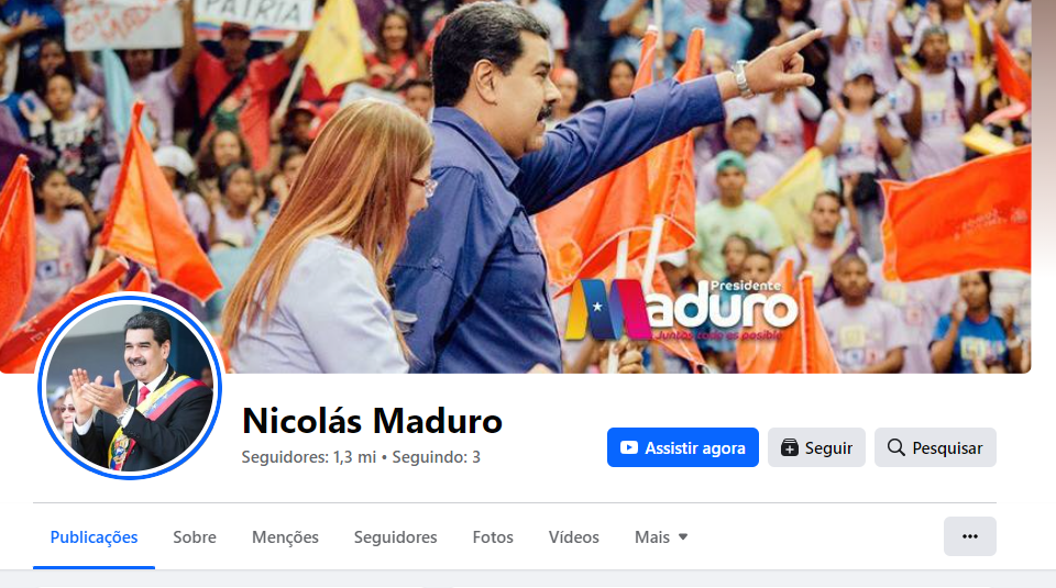 Facebook e Instagram Maduro