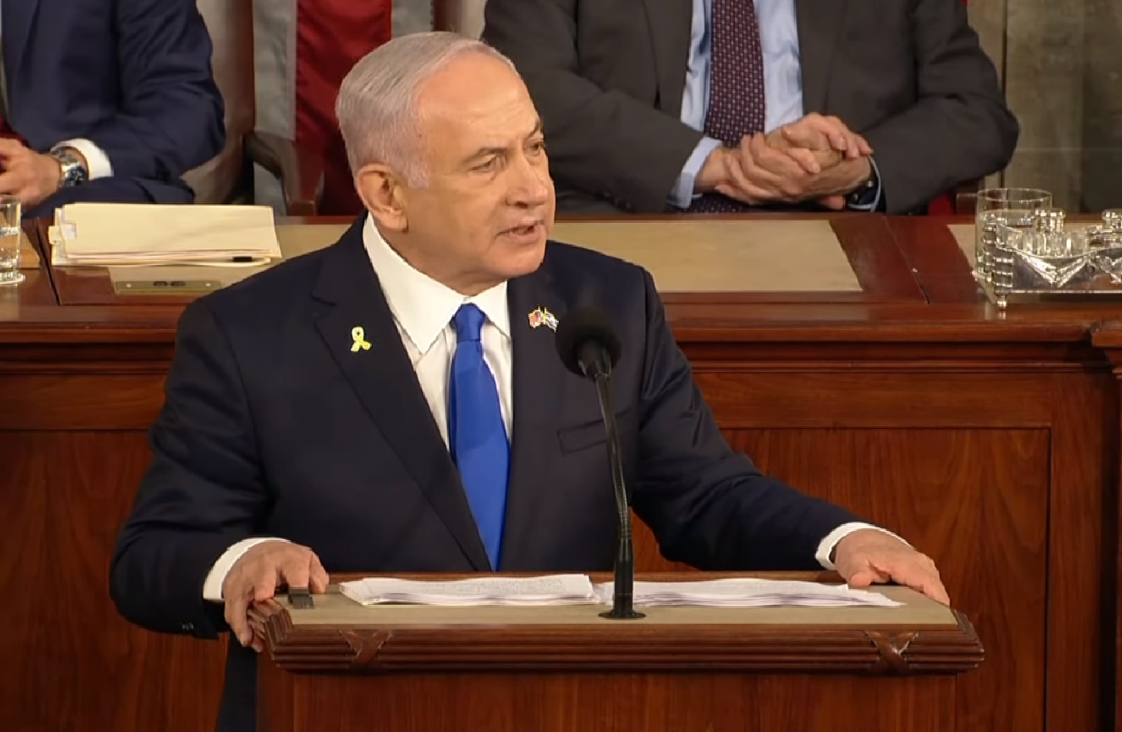 Em discurso no Congresso dos EUA, Netanyahu diz que há “embate entre barbárie e civilização” na Faixa de Gaza