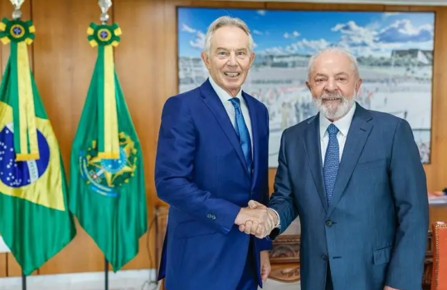 Tony Blair e Lula