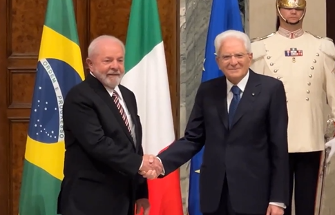 Lula recebe hoje o presidente da Itália em Brasília