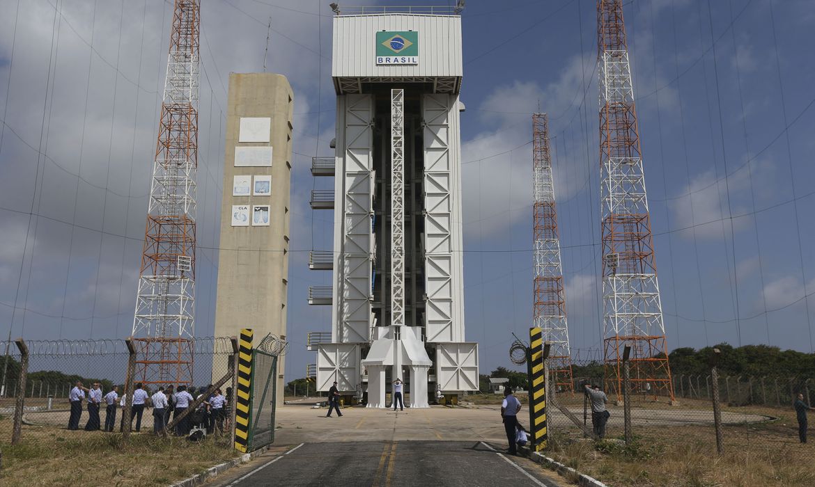 Instalações do Centro de Lançamento de Alcântara (CLA), no Maranhão.