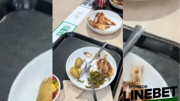 Vermes na comida dos atletas?