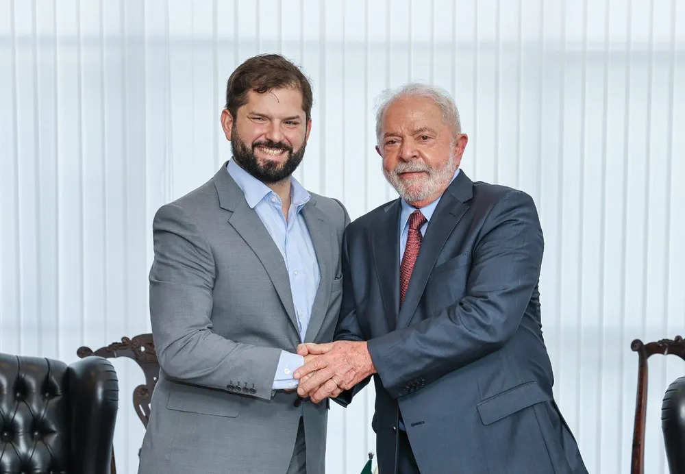 Lula se encontra com Boric nesta segunda