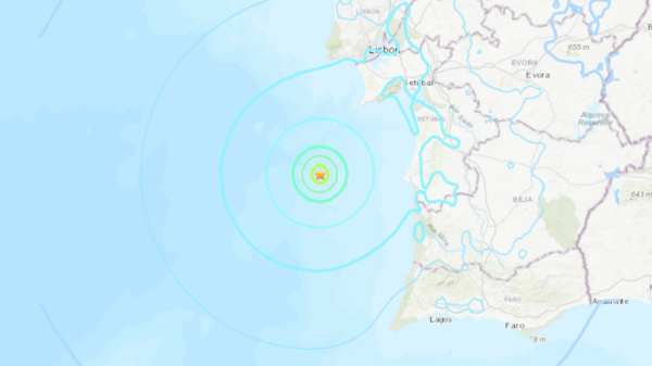 Terremoto de magnitude 5,3 atinge Portugal; regiões da Espanha também sentiram o tremor