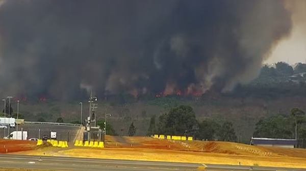 Aeroporto de Brasília incêndio