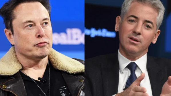 Elon Musk e Megainvestidor  Bill Ackman