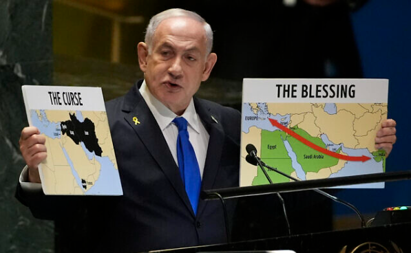 Netanyahu mapas onu