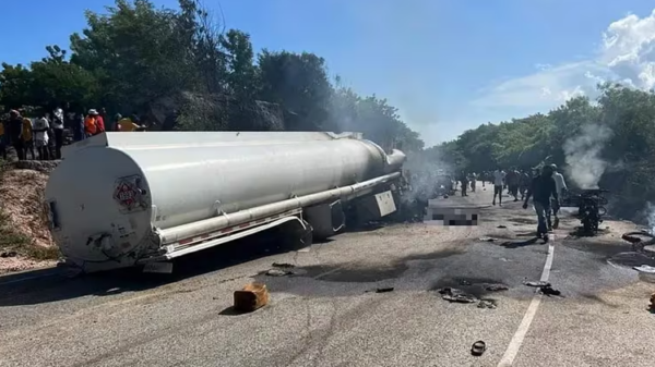 caminhão-tanque haiti