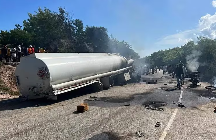 caminhão-tanque haiti