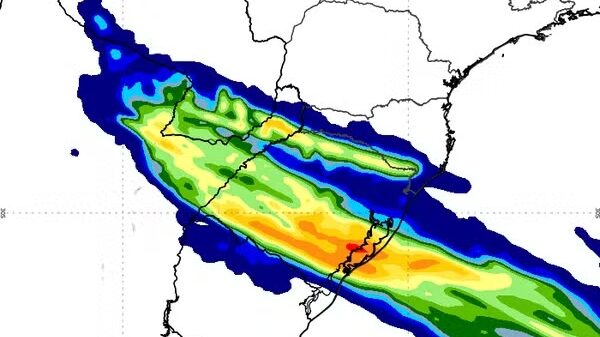 Frente fria traz chuva e ameniza as temperaturas no Sul; Sudeste deve ter mudança no tempo no fim de semana