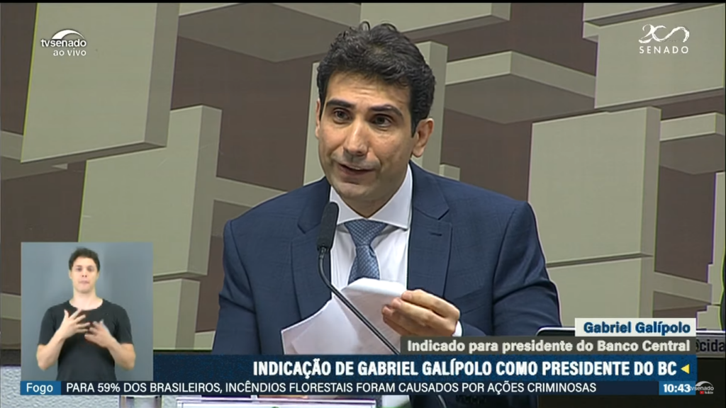 AO VIVO: Indicado à presidência do Banco Central, Gabriel Galípolo é sabatinado no Senado