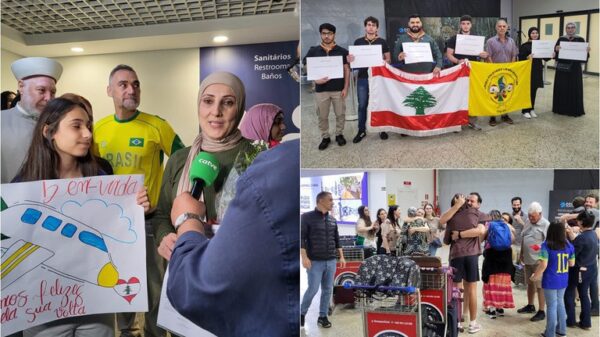 Primeiro grupo de resgatados do Líbano chega ao destino final