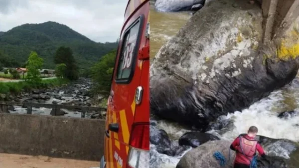 Corpo de criança de 9 anos que caiu em rio de Santa Catarina é encontrado