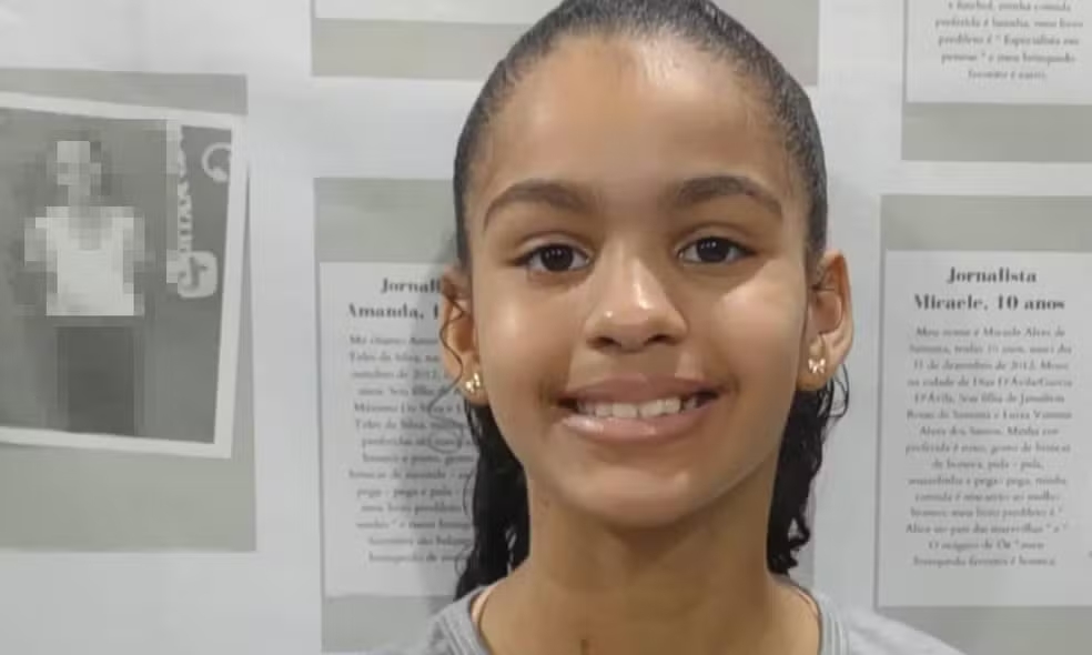 Corpo de menina que desapareceu após cair em bueiro na Bahia é encontrado - Amanda Max Teles da Silva