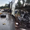 Grave acidente entre ônibus e caminhão na AM-010 deixa vários mortos