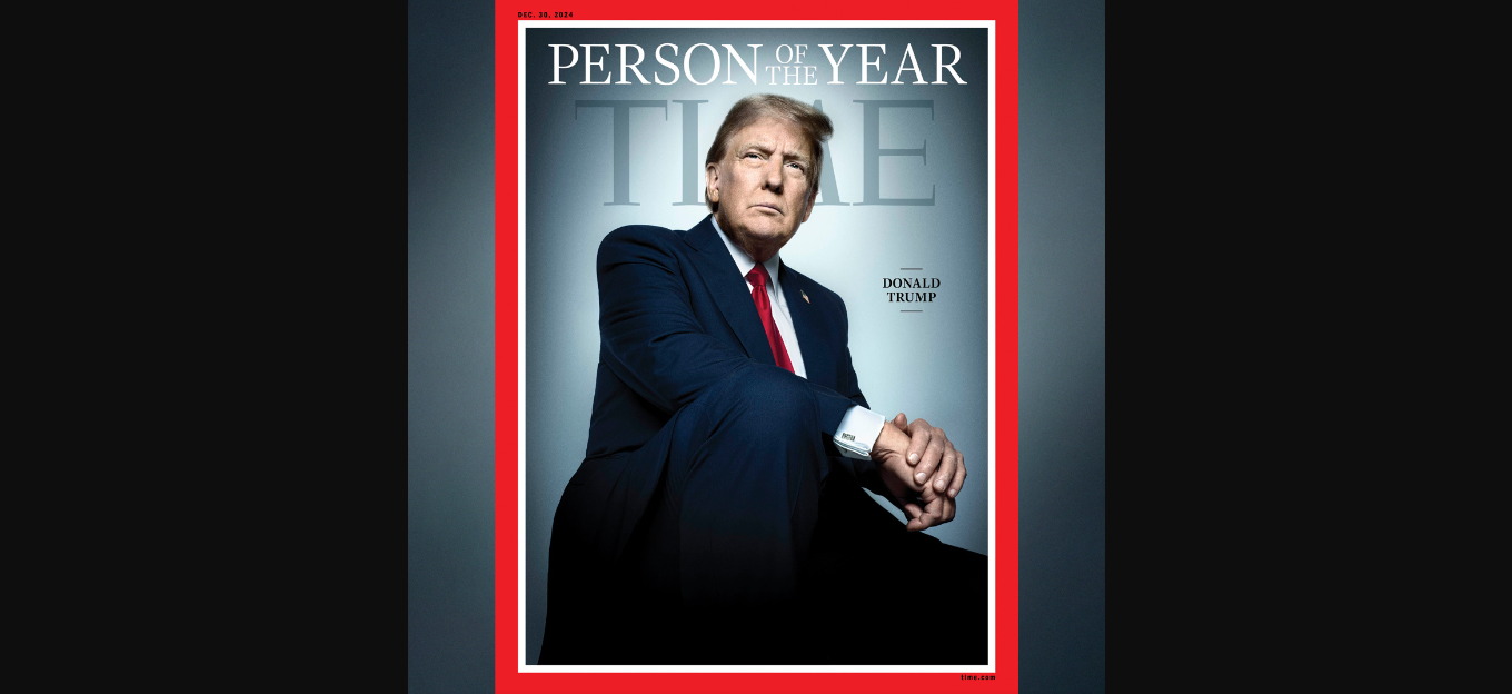 Trump é eleito a personalidade do ano pela revista 'Time'