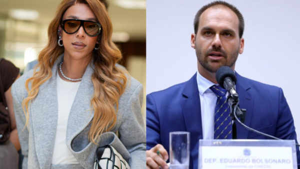 Erika Hilton e Eduardo Bolsonaro