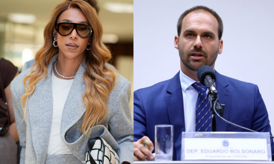 Erika Hilton e Eduardo Bolsonaro