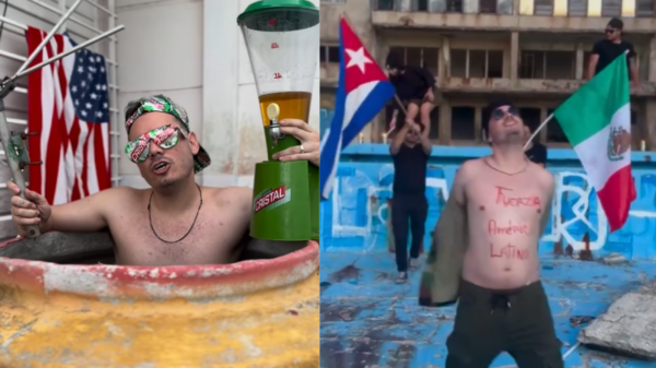 Neto de Fidel Castro ostenta luxo