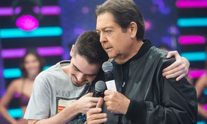 Faustão e filho