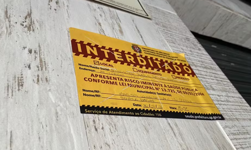 bares foram fechados em SP