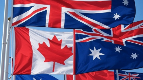 Reino Unido, Canadá e Austrália