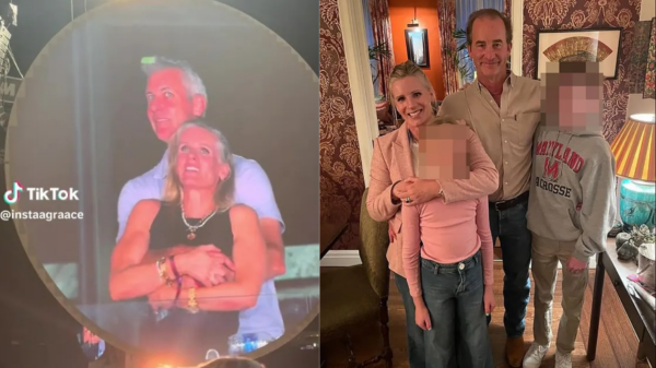 a “câmera do beijo” do Coldplay pede divórcio do marido