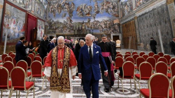 Papa Leão XIV e Rei Charles III