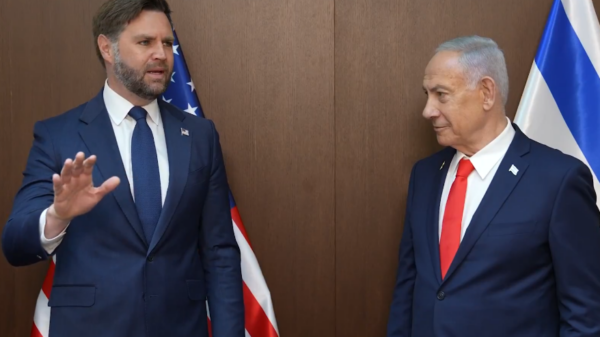 JD Vance se reúne com Netanyahu