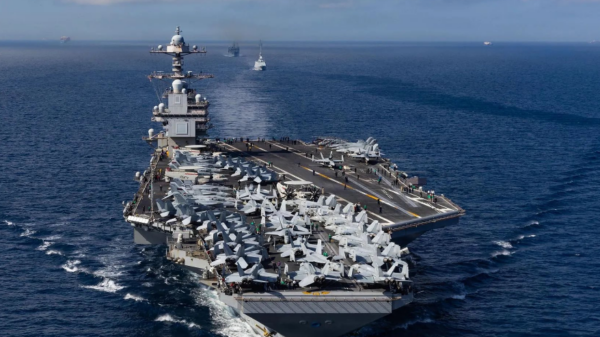 Porta-aviões mais poderoso dos EUA