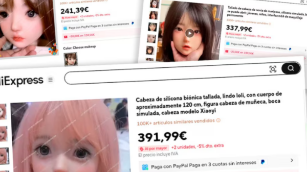 bonecas sexuais infantis