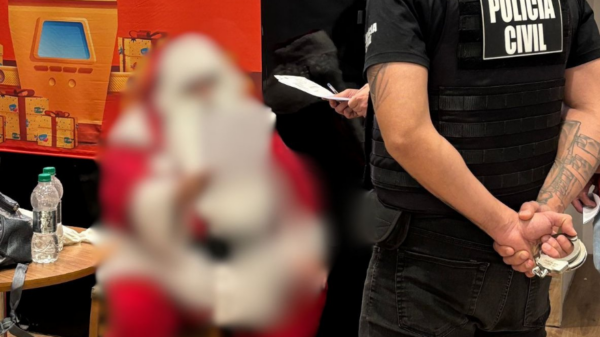 Papai Noel preso
