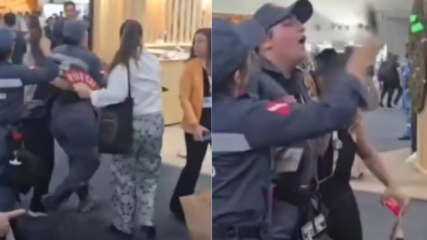 bombeira passando mal