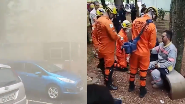 Explosão em subestação de energia provoca incêndio no Ministério da Igualdade Racial