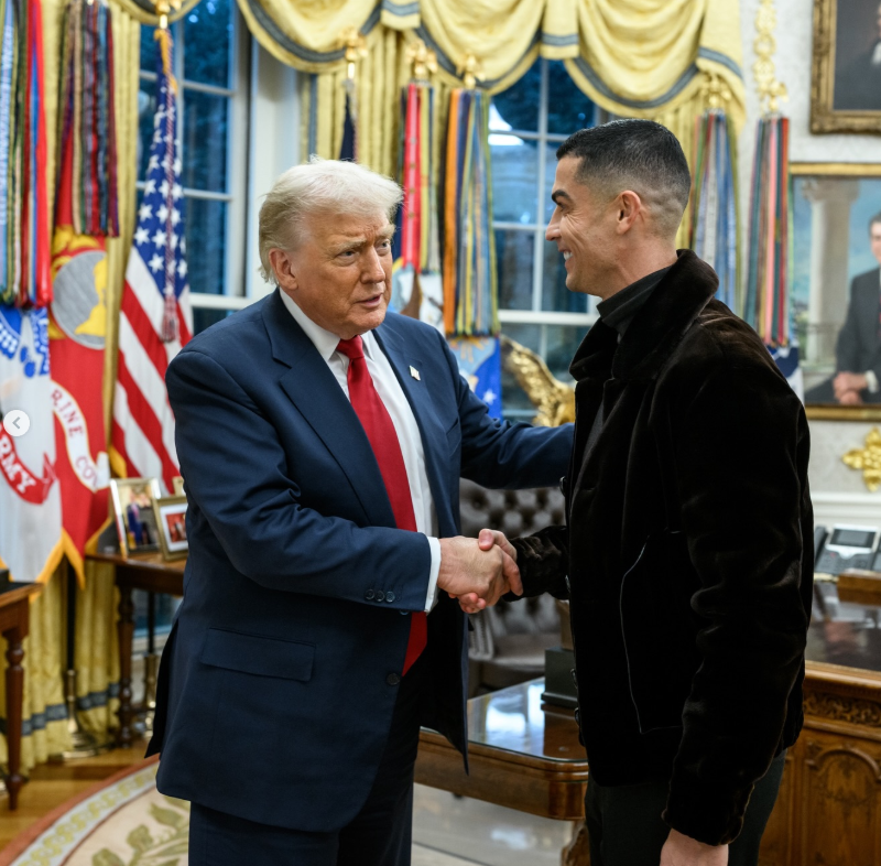cristiano ronaldo de trump
