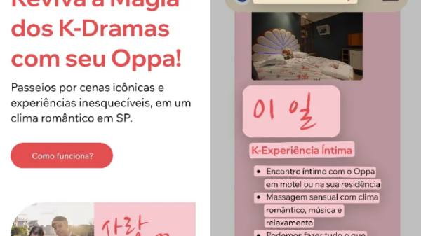 Site que vende encontro com coreanos em SP