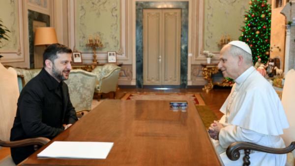 Zelensky e papa