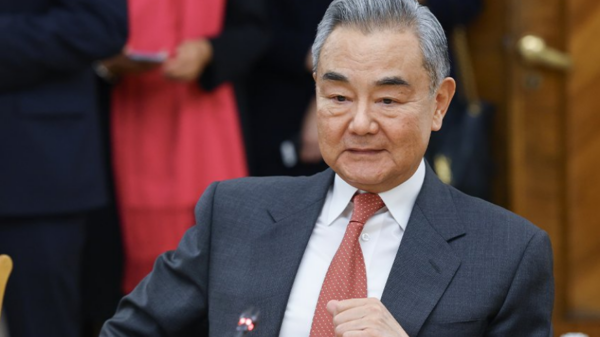 O ministro das Relações Exteriores da China, Wang Yi,